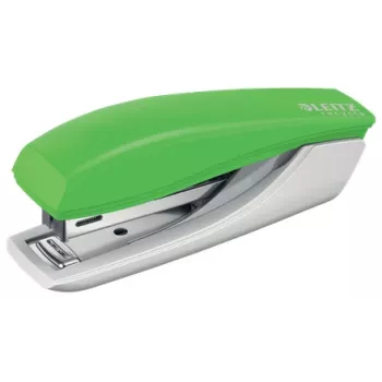 Leitz NeXXt Recycle Mini skavotājs, 10 lapām, zaļš, standarta saspiešanas veids, plastmasa, 80 g/m², 3,5 cm