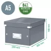 Leitz Click & Store WOW mazā glabāšanas kaste, Glabāšanas kaste, Sarkana, Taisnstūrveida, Kartona, Vienkrāsaina, Iekštelpām