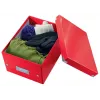 Leitz Click & Store WOW mazā glabāšanas kaste, Glabāšanas kaste, Sarkana, Taisnstūrveida, Kartona, Vienkrāsaina, Iekštelpām