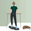Leitz Ergo Active Balance Board, līdzsvara dēlis, tumši pelēks, 200 kg, -14 - 14°, 540 mm, 310 mm