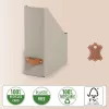 Leitz Puro žurnālu glabātuve, 100% pārstrādāts kartons, 2 gab. iepakojumā, Bēša, Kartons, 100 mm, 260 mm, 310 mm, 310 g