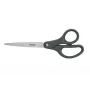 Leitz Titanium šķēres 180 mm, pieaugušajiem, taisns griezums, pelēkas, satīna tērauda, nerūsējošais tērauds, biroja šķēres, polipropilēns