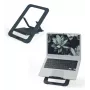Leitz Ergo Aluminium Ultra-Plakans Regulējams Klēpjdatora Statīvs, Klēpjdatora un planšetdatora rokturis, Tumši pelēks, Alumīnijs, 25.4 cm (10 collas), 43.2 cm (17 collas), 25.4 cm (10 collas)