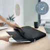 Leitz Ergo Aluminium Ultra-Plakans Regulējams Klēpjdatora Statīvs, Klēpjdatora un planšetdatora rokturis, Tumši pelēks, Alumīnijs, 25.4 cm (10 collas), 43.2 cm (17 collas), 25.4 cm (10 collas)