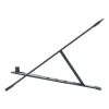Leitz Ergo Aluminium Ultra-Plakans Regulējams Klēpjdatora Statīvs, Klēpjdatora un planšetdatora rokturis, Tumši pelēks, Alumīnijs, 25.4 cm (10 collas), 43.2 cm (17 collas), 25.4 cm (10 collas)