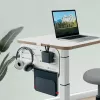 Leitz Ergo nelielais stiprināmais dēliša galda organizators, 42x25 cm, MDF, pārstrādāta plastmasa, gumija, Balts, Skavas stiprinājums, Vēstules, Papīrs, Attēli, 450 x 61 x 330 mm, 450 mm