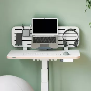 Leitz Ergo perforētās plāksnes galda organizators ar klēpjdatora turētāju, 80x25 cm