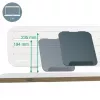 Leitz Ergo perforētās plāksnes galda organizators ar klēpjdatora turētāju, 80x25 cm