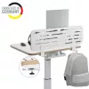 Leitz Ergo perforētās plāksnes galda organizators ar klēpjdatora turētāju, 80x25 cm