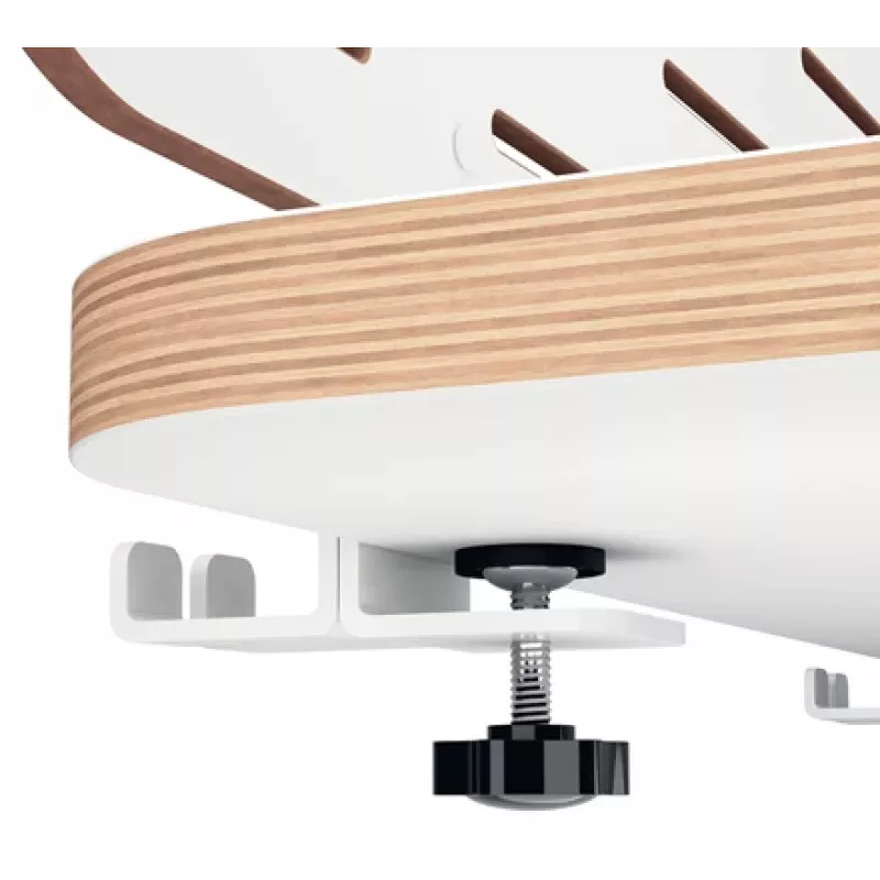 Leitz Ergo perforētās plāksnes galda organizators ar klēpjdatora turētāju, 80x25 cm