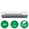Leitz iLAM Home 4-in-1 A4 laminēšanas ierīces komplekts, 24 cm, karstā laminēšanas ierīce, 300 mm/min, 0.4 mm, A4, 100 µm