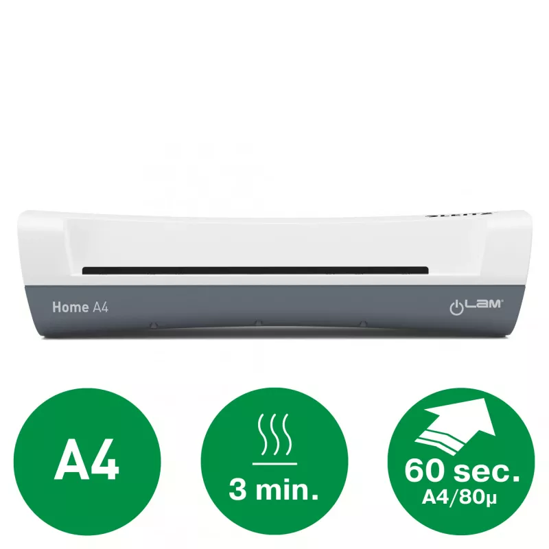 Leitz iLAM Home 4-in-1 A4 laminēšanas ierīces komplekts, 24 cm, karstā laminēšanas ierīce, 300 mm/min, 0.4 mm, A4, 100 µm