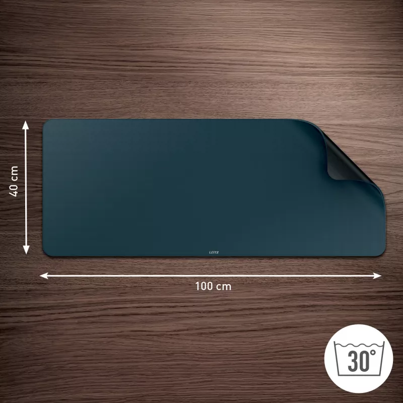 Leitz Extra Large Gaming Mat, Dark pelēka, Polipropilēns (PP), 400 mm, 1000 mm, 3 mm, 800 g