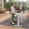 Leitz Ergo Active ergonomisks pretnoguruma paklājiņš stāvēšanai, Taisnstūrveida, Melns, Poliuretāns, Burbulis, Ķīna, 605 x 681 mm
