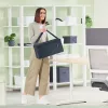 Leitz Fabric Hot Desking darba soma ar vāku, Uzglabāšanas soma, Pelēka, Taisnstūrveida, Audums, Vienkrāsaina, Unisex