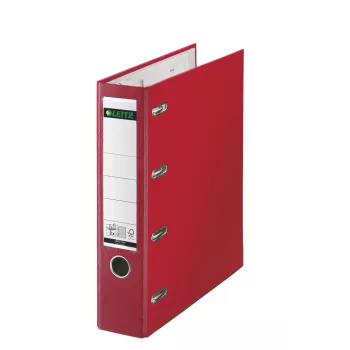 Leitz 10120025 gredzenu mape 2 x A5 Sarkana