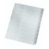 Leitz 12800000 tab index Numeric tab index Cardboard pelēka