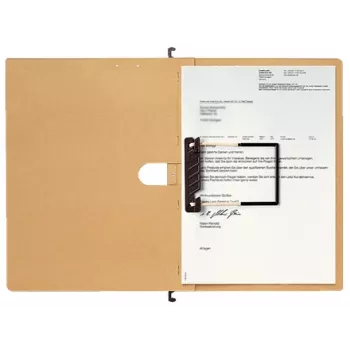 Leitz Alpha piekarināmā mape Kartons, polipropilēns (PP) A4 Brūna