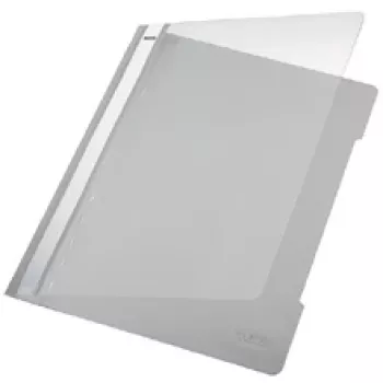 Leitz standarta plastmasas mape pelēka A4 PVC (25) dokumentu vāks