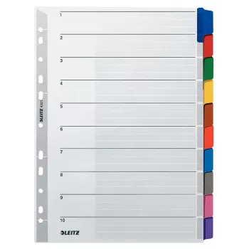 Leitz 43210000 tabu rādītājs Neapdrukāts tabu rādītājs Kartons Daudzkrāsains