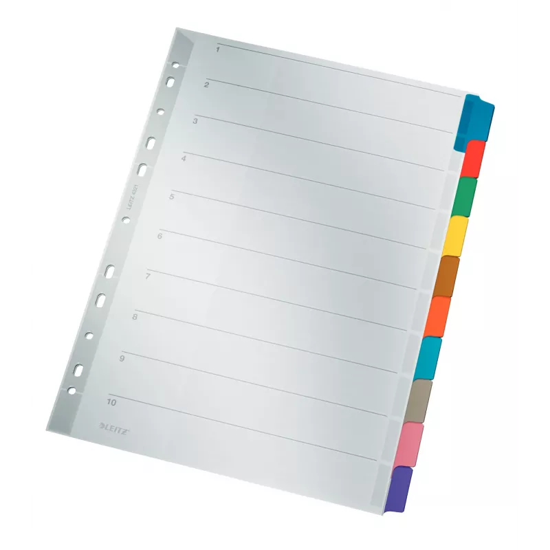 Leitz 43210000 tabu rādītājs Neapdrukāts tabu rādītājs Kartons Daudzkrāsains