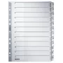Leitz 43250000 Numeric tab index Kartons Pelēks