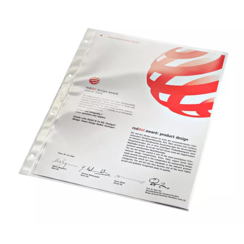 Leitz kabatiņa 80my A4, A4, caurspīdīga, polivinilhlorīds (PVC), 230 mm, 305 mm, 10 g