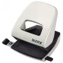 Leitz NeXXt caurumotājs 5008, 2 caurumi 30 loksnēm, 30 loksnes, melns, pelēks, metāls, plastmasa, 8 cm, 5,5 mm, A4