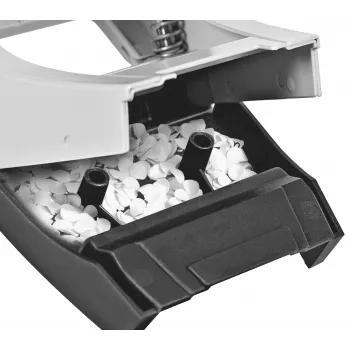 Leitz NeXXt caurumotājs 5008, 2 caurumi 30 loksnēm, 30 loksnes, melns, pelēks, metāls, plastmasa, 8 cm, 5,5 mm, A4