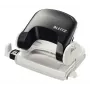 Leitz Hole Punch 5038 NeXXt, 2 caurumu, 16 loksnēm, 16 loksnes, Melns, Plastmasa, 8 cm, 5,5 mm, A4, A5, A6, Folio, US-Quart, 8 x 8 x 8 cm