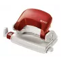 Leitz Hole Punch 5058 NeXXt, 2 caurumu, 10 lapas, 10 lapas, sarkana, plastmasa, 8 cm, 5.5 mm, A4