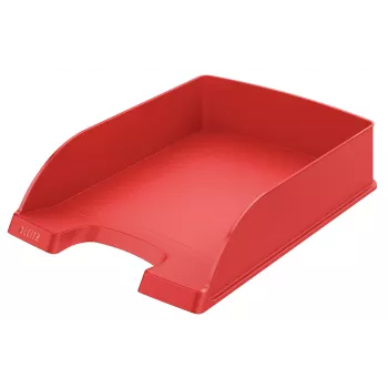 Leitz Plus vēstuļu paliktnis, standarta, polistirols, sarkans, 255 mm, 357 mm, 70 mm, 280 g
