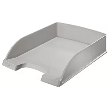 Leitz Plus korespondences paliktnis, standarta, polistirols, pelēks, 255 mm, 357 mm, 70 mm, 280 g