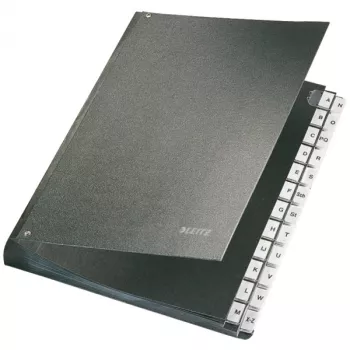 Leitz 58240095 sadalītāju grāmata Melna Kartons A4