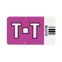 Leitz Orgacolor pašlīmējošā uzlīme Noapaļots taisnstūris Violeta