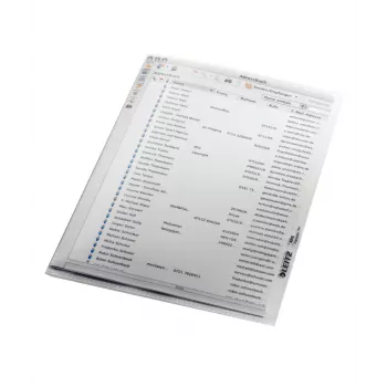 Leitz Quality Folder A5, 30% pirms patērētāju pārstrādātas plastmasas, 150 x 210 mm (A5), polipropilēns (PP), caurspīdīga, portreta orientācija, 160 mm, 220 mm