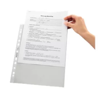 Leitz augstas kvalitātes kabatiņa 75 mikroni A4, A4, caurspīdīga, polipropilēns (PP), 0,075 mm, 230 mm, 1 mm