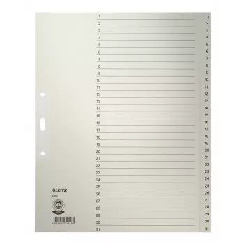Leitz 12310085 cilņu rādītājs Ciparu cilņu rādītājs Papīrs Pelēks