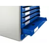 Leitz veidlapu komplekts, 10 atvilktņu, Plastmasa, Zila, Pelēka, 285 mm, 355 mm, 290 mm