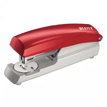 Leitz skavotājs 5500, 30 lapas, sarkans, 24/6, 26/6, 3 mm, augšējā ielāde, 140 skavas