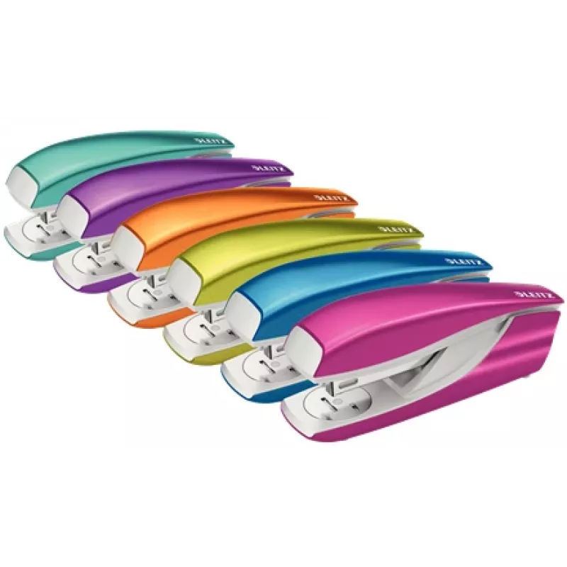Leitz NeXXt skavotājs 5504, 40 lapu metāla pilnas sloksnes, 40 lapas, sarkans, 24/8, metāls, plastmasa, 80 g/m², augšējā ielāde