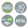 Leitz skavotājs 5522 NeXXt, 40 loksnēm Metāla, 40 loksnes, Melna, P4, Metāls, Plastmasa, 80 g/m², 140 skavas