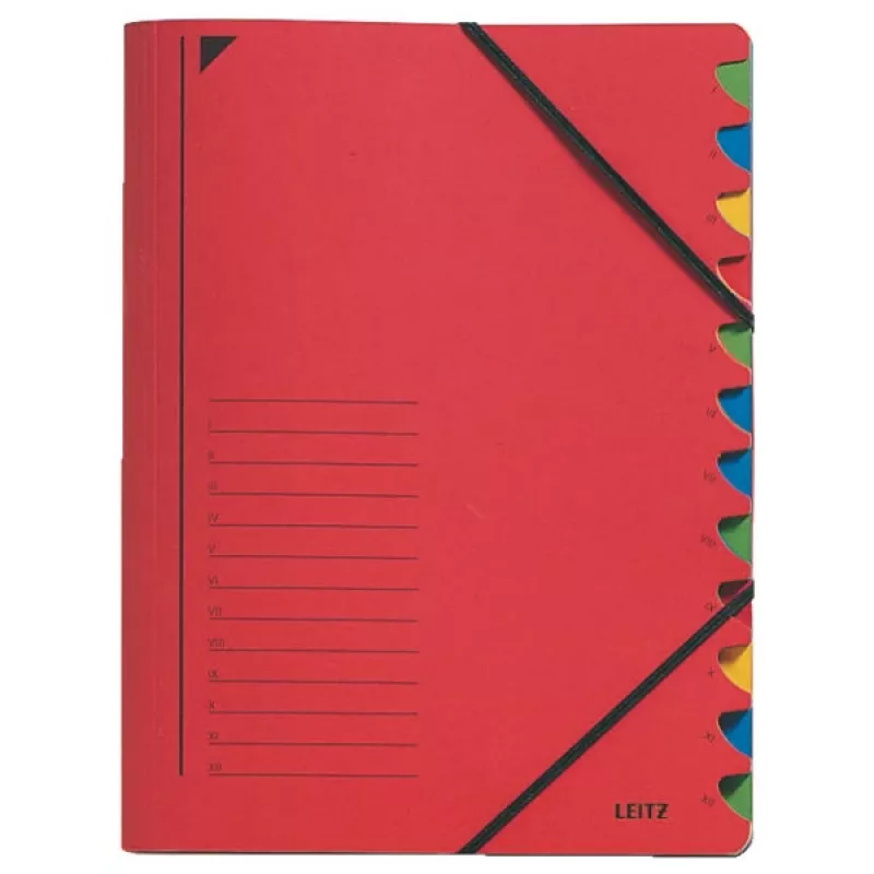 Leitz 39120025 tab index Kartons Sarkans