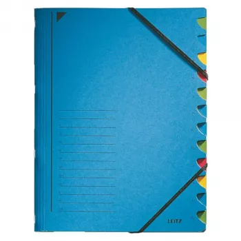 Leitz 39120035 kartona ieliktņu nodalītājs, zils