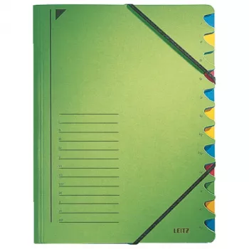 Leitz 39120055 ciļņu rādītājs Kartons Zaļš
