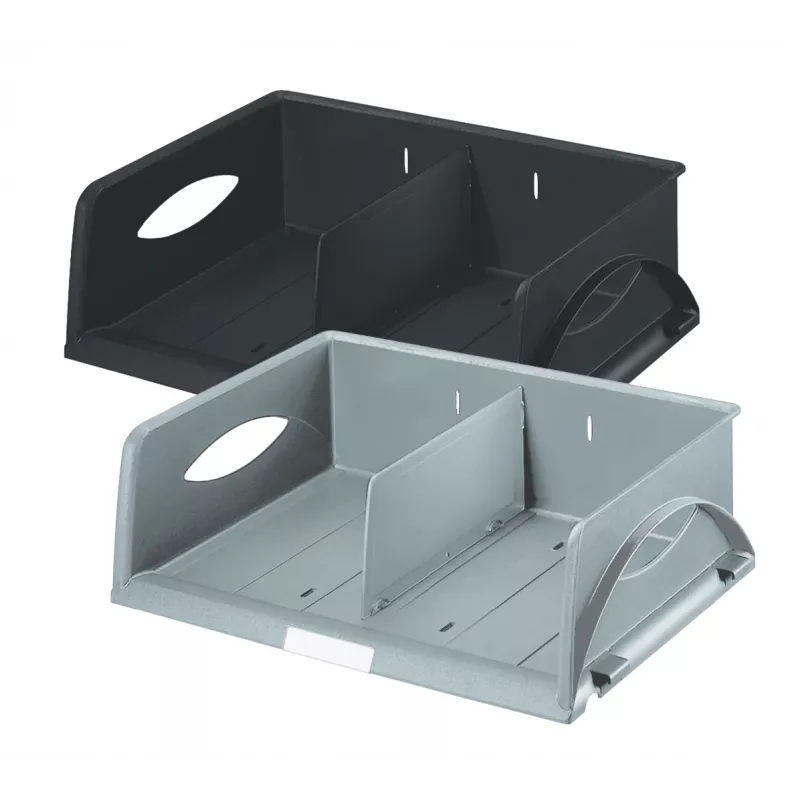 Leitz Tray Sorty Landscape Standard, plastmasas, melna, A4, 405 mm, 300 mm, 125 mm