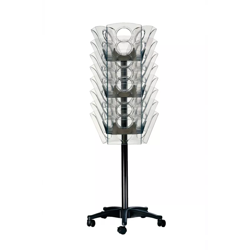 Leitz Literature stand trays Presenter, Plastmasa, Caurspīdīgs, A4, 255 mm, 45 mm, 280 mm