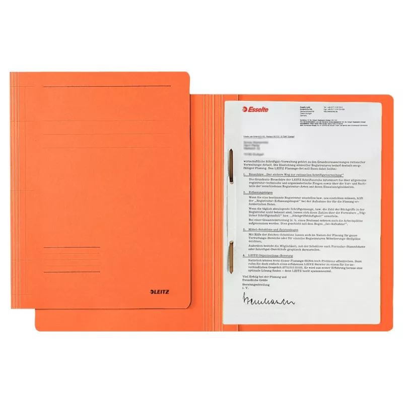 Leitz 30030045 mape Kartons, Plastmasa Oranža A4