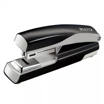 Leitz NeXXt skavotājs 5505, 30 loksnēm, plakanā skavošana, metāla, 30 loksnes, melna, sudrabota, plakanā skavošana, 26/6, metāls, plastmasa, 80 g/m²