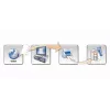 Leitz PC drukājams reģistrs, PP, īpaši plats, ciparu iedaļu reģistrs, polipropilēns (PP), zils, zaļš, oranžs, sarkans, dzeltens, 245 mm, 2 mm, 305 mm